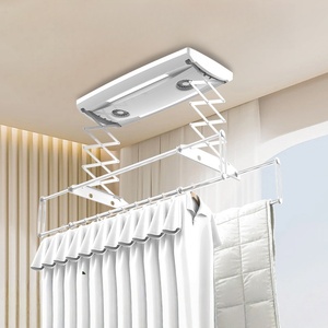 Remote control electric clothes drying rack intelligent voice control multifunctional balcony lift clothes dryer - Product Image 1