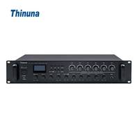 Amplificateur de mixage audio professionnel Thinuna VTA II Series, 6 zones, 5 égaliseurs, effets sonores, amplificateur de mixage avec contrôle du volume