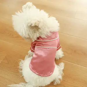 Nuovo stile di lusso confortevole seta Bulldog francese importare vestiti per cani cina