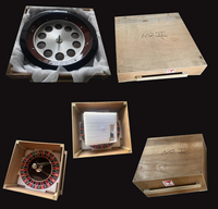 32 Zoll Luxus-Roulettekessel aus Massivholz und Kunststoff-Pokertisch für Unterhaltung & Poker