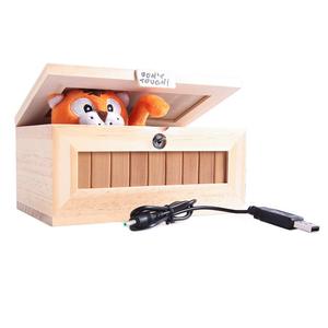 Caja Electrónica de Madera con Diseño de Tigre, Juguete Creativo de Fantasía y Ciencia Ficción, Decoración de Escritorio para Niños, Alivia el Estrés - Product Image 6