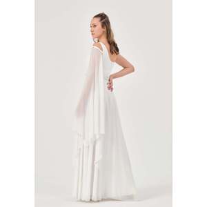 Chemise à manches longues pour femme DANS, couleur écru unie, coupe décontractée, pour les commandes en gros, lot multi-tailles 36-42 - Product Image 3