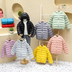 Veste légère en duvet de canard pour hommes et femmes automne et hiver pour enfants