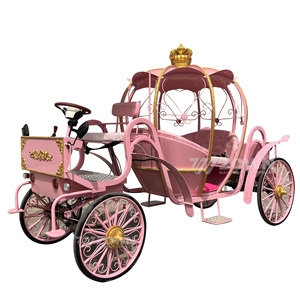 Carruaje Eléctrico de Alta Gama con Diseño de Calabaza de Princesa, Vehículo Turístico sin Caballos con Acabado Personalizado para Actividades Temáticas en Resorts - Product Image 5