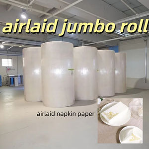 กระดาษเช็ดปากแบบม้วนจัมโบ้ม้วนกระดาษเช็ดปากแบบม้วนกระดาษเช็ดปากแบบเปียกดูดซับ55-85gsm สีขาว - Product Image 6