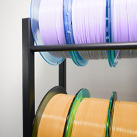 Rak Penyimpanan Filamen Printer 3D 3 Tingkat, Rak Filamen Printer Heavy Duty untuk 24 Gulungan, Rak Spool Logam untuk Filamen PLA ABS TPU
