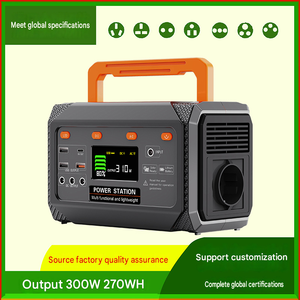 Station d'alimentation portable de grande capacité 300w, générateur solaire pour le camping, l'alimentation d'urgence en plein air - Product Image 4