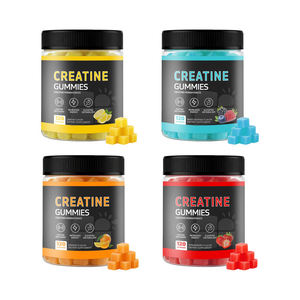 SUNI Gummies à la créatine de haute qualité, véritable contenu, 5000 mg, testés par 3 parties, complément énergétique pré-entraînement, sans sucre, gummies à la créatine - Product Image 1