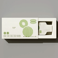 Emballage de boîte de papier de jus en bouteille boîte de bouche plate personnalisée peut être imprimé avec le logo impression de matériaux respectueux de l'environnement