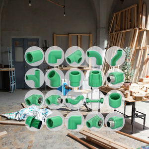 Ajuste de tubería más fuerte, accesorio de plástico PPR de tamaño completo para accesorios de tubo de agua de plomería hechos de Material PP duradero - Product Image 2