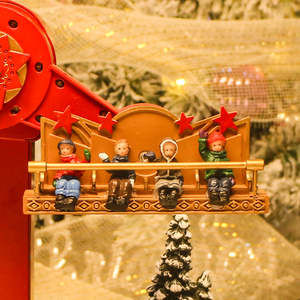 Columpio <span class=keywords><strong>de</strong></span> Parque <span class=keywords><strong>de</strong></span> Atracciones Interior LED Navideño con Luces y Música para Niños, Decoración Pendular Personalizable <span class=keywords><strong>de</strong></span> Plástico para el Hogar y Eventos - Product Image 4