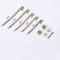 Medali kuningan 15 20 25 30 35mm 40mm klip bros pengaturan Pin dasar dasar kosong Pin pengaman bros untuk DIY perlengkapan membuat perhiasan