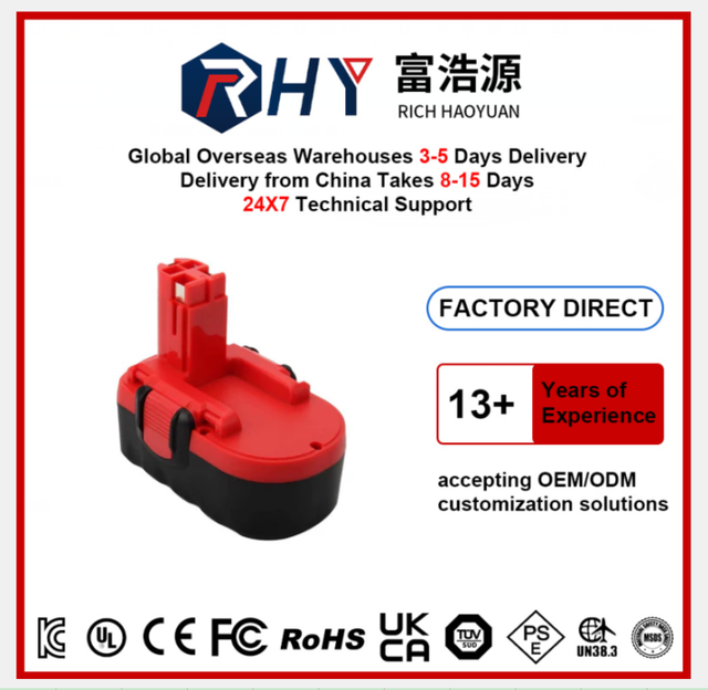 Replacement 18v for BS BAT025 Power Tool Battery Ni-MH Rechargeable Battery Pack 3000mAh