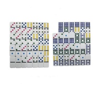 Dominos doubles à points colorés, tresses Jumbo, 6 9 12 15, collection en étain, à vendre