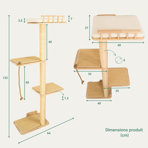 <span class=keywords><strong>Casa</strong></span> <span class=keywords><strong>de</strong></span> árbol <span class=keywords><strong>de</strong></span> madera personalizable condominio <span class=keywords><strong>de</strong></span> árbol <span class=keywords><strong>de</strong></span> rascar <span class=keywords><strong>de</strong></span> escalada grande <span class=keywords><strong>de</strong></span> lujo moderno <span class=keywords><strong>con</strong></span> raspadores y cama para gatos directo <span class=keywords><strong>de</strong></span> fábrica - Product Image 5
