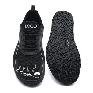 Giày rộng chân Giày thể thao chân trần Giày đi bộ không thả Giày thể thao chạy bộ thoáng khí không trượt Giày tập tạ - Product Image 2