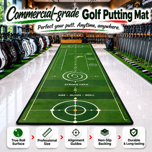 Tapis <span class=keywords><strong>de</strong></span> putting personnalisé avec logo, en caoutchouc, pour l'entraînement en intérieur et en extérieur, pour les distributeurs <span class=keywords><strong>de</strong></span> <span class=keywords><strong>golf</strong></span>, les terrains <span class=keywords><strong>de</strong></span> practice et les centres d'entraînement. - Product Image 1