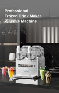 Nhà điện tự động slushie <span class=keywords><strong>Maker</strong></span> 2 xe tăng nhanh chóng đóng băng đông lạnh uống nước trái cây <span class=keywords><strong>Ice</strong></span> <span class=keywords><strong>Cream</strong></span> slushy <span class=keywords><strong>Maker</strong></span> cho hộ gia đình sử dụng - Product Image 4