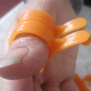 Orange Peeler Snail Ring Fruit Opener Plastic 3 Pieces For Citrus Fruits - Product Image 3