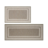 Tapis de cuisine moderne de luxe anti-fatigue, imperméable, antidérapant, en polyester tissé, d'épaisseur moyenne pour un usage domestique