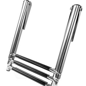 折叠3步船梯船用伸缩梯圣辉船用316不锈钢银纸箱包装可接受CN;SHN - Product Image 3