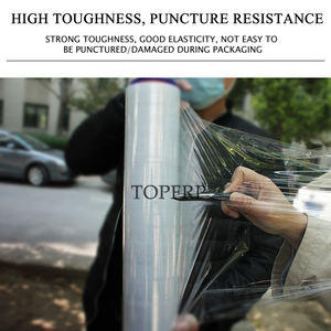 Emballage en film plastique transparent Film étirable en rouleau PE transparent - Product Image 4