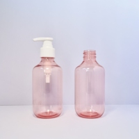 Bouteille pompe à lotion en plastique PET personnalisée de 300 ml, translucide, pour shampoing, après-shampoing, gel douche, lotion, cosmétiques, soins personnels, soins de la peau