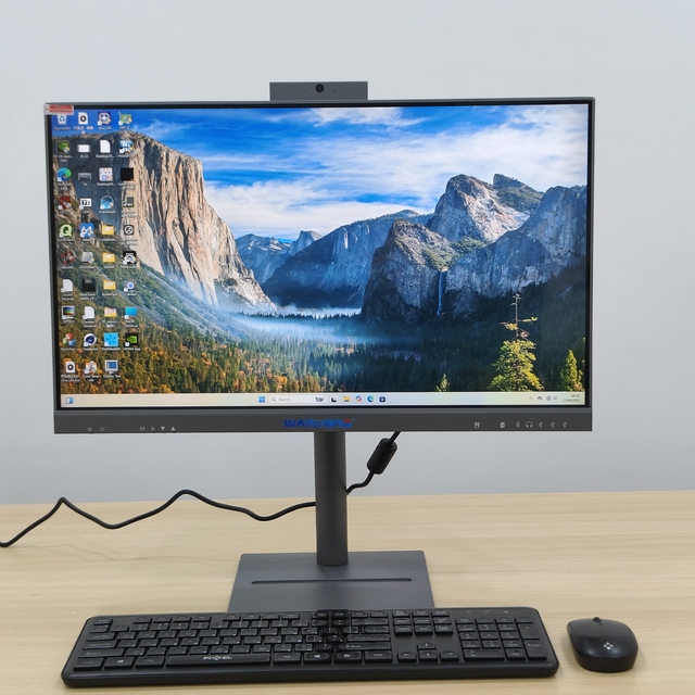 Computer Desktop Monoblock High Speeding Gamer 21.5 23.8 Ryzen 7 5700x3d With Cpu Ram Ssd Diy All in One Pc Computer Vga AIO