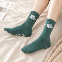 Chaussettes de sport en coton jacquard personnalisées OEM ODM avec logo sur mesure, respirantes, pour jeunes, faible MOQ, pour usage quotidien et salle de sport