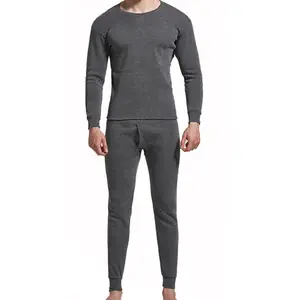 Men's Thermal Underwear Set Fleece Lined Long Johns Winter Base Layer Top & Bottom 2 Sets for Men