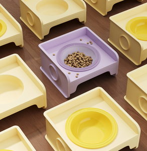 Comedero Elevado para Mascotas al por Mayor con Tazón de Cerámica, Soporte Antiderrames para Comida de Perros y Gatos, Logotipo Personalizado Disponible - Product Image 4