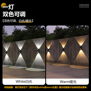 Lámpara Solar de Pared para Exteriores, 12V LED, Impermeable, para Jardín, Valla, Villa, Iluminación Exterior - Product Image 4