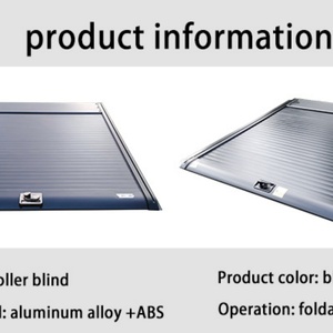 Cubierta Retráctil Impermeable de Aleación para Caja de Camioneta Dodge Ram 1500, Plegable Manualmente, de Aluminio con Cierres a Presión - Product Image 4