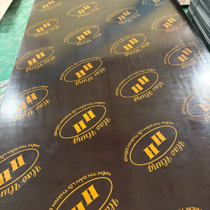 Madera contrachapada con revestimiento de película de 12mm de alta calidad, muebles reutilizables negros de larga duración, hechos principalmente de abedul, fabricante vietnamita E1 4x8 - Product Image 4