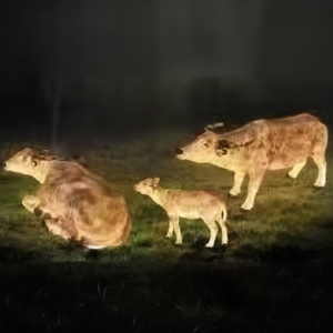 Buffalo Motif <b>Led</b> Decorative For Outdoor Christmas Festival For Park Street Shopping Mall-ip65 For Festive Holiday Atmosphere - Product Image 1