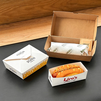 Papier d'emballage alimentaire personnalisé résistant à la graisse, écologique et jetable pour sandwichs, hot-dogs et emballages alimentaires