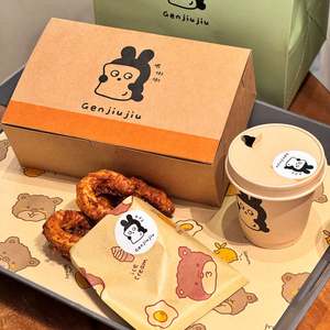 Papel de Hornear Antigrasa Impreso Personalizado con Logotipo, Recubrimiento de PE Impermeable para Empacar Sándwiches, Pan y Pasteles - Product Image 5