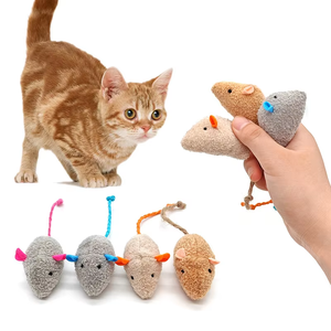Populair Milieuvriendelijk Vijfkleurig Pluche Mini Muis <span class=keywords><strong>Catnip</strong></span> Huisdier Kauw Knuffels Duurzaam Tandheelkundig Grappig Ontwerp Trekt Katten Aan - Product Image 2