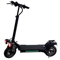 Nouvelle trottinette électrique pliable en alliage d'aluminium de 11 pouces pour adultes - Trottinette électrique pour trajets quotidiens, batterie 48V, suspension avant-arrière, double frein à disque