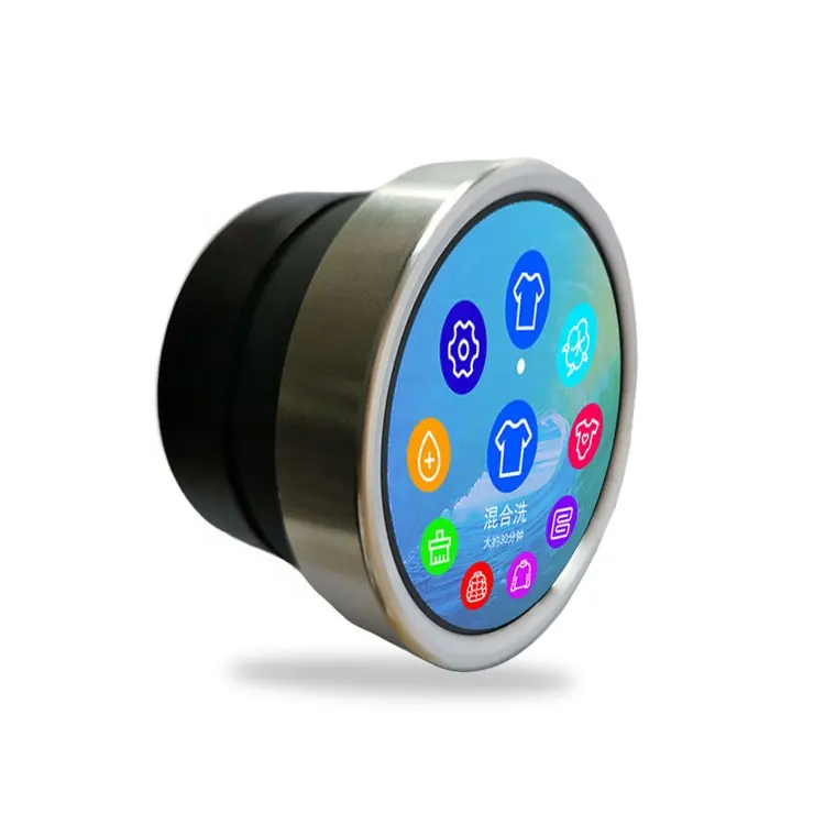 round screen circular lcd display knob rotary encoder knob switch smart control panel Switch knob