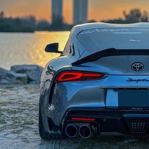 สปอยเลอร์หลังคาร์บอนไฟเบอร์ทรง OE สำหรับ A90 ปี 2019-2023 ลายรังผึ้ง - Product Image 3