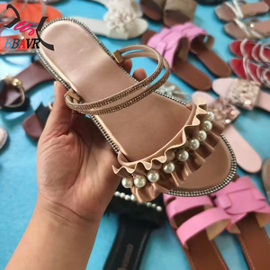 Sandalias de Moda 2026 con Estampado de Leopardo para Mujer, Punta Abierta, Planas, Casuales, de Playa, Antideslizantes, con Plantilla de PVC, para Exteriores, de Tela Elástica - Product Image 3