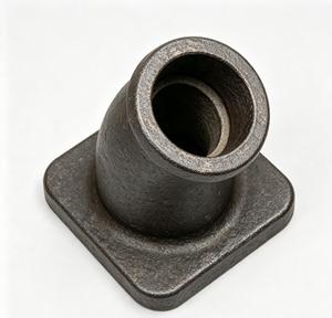 Raccord coudé en fonte de qualité industrielle, composant de plomberie robuste fabriqué par moulage en sable, service personnalisé - Product Image 5