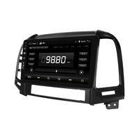 Lecteur DVD de voiture 9 pouces Navigation véhicule intégré Multimédia de voiture USB/SD GPS Navigation 2 Din Autoradio pour Hyundai SANTAFE