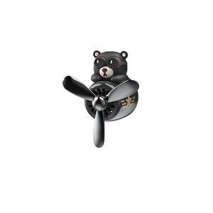 Meilleur vendeur, diffuseur d'air pour voiture, ours pilote, hélice rotative, parfum, design magnétique, accessoires d'aromathérapie automobile, parfum - Product Image 1