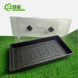 Hot sale Hydroponic Fodder Polystyrene Nursery seeding Durable reusable plastic 1020 grow good quality cheap price flat tray