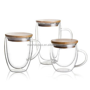 كوب قهوة عالي الشفاف من البورسليكات من من من من من من من من من من من من من من من من من من من من من من ؟ - Product Image 1