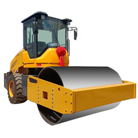 Compacteur routier robuste pour l'industrie de la construction, 12 tonnes, 14 tonnes, à tambour unique, avec siège, prix