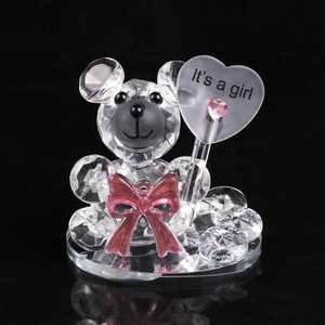 Set Orsetto di Cristallo '<span class=keywords><strong>È</strong></span> una Bambina' per Regali Baby Shower - Product Image 5