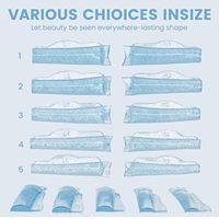 Protections pour rehaussement de cils à paillettes, vente en gros, coussinets en silicone pour rehaussement de cils sans colle, rouleaux réutilisables pour permanente de cils avec étiquette privée